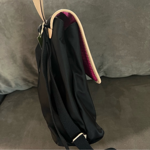 Kate Spade light weight nylon backpack NWT black Kennedy Park - Picture 7 of 8